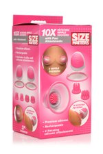 SIZE MATTERS - Roterende Tepelzuigers - 4 Opzetstukken