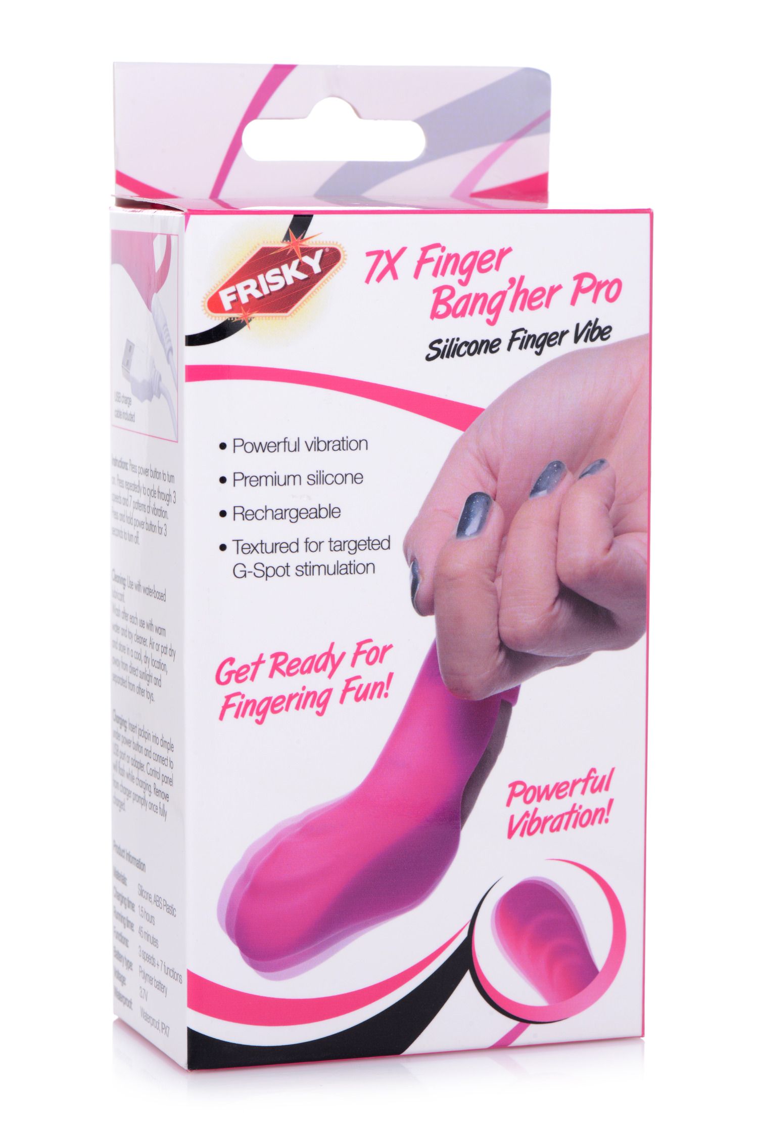 FRISKY - Finger Bang Her Pro Vingervibrator - Roze foto 18