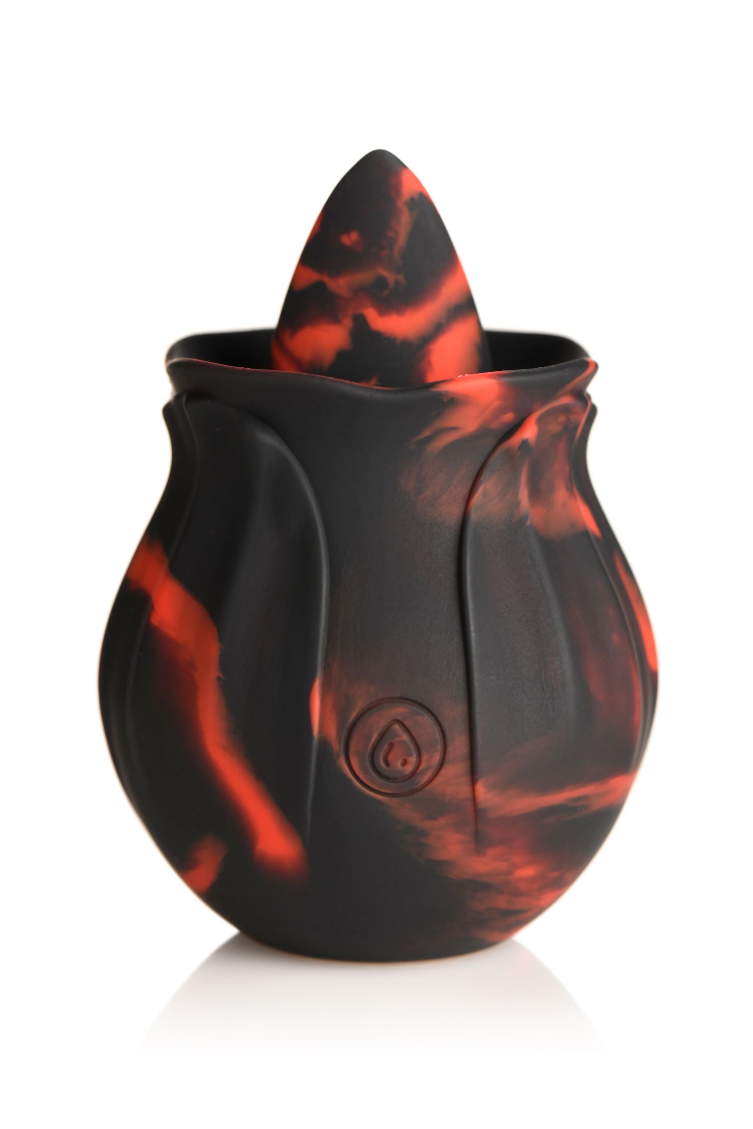BLOOMGASM - Black Kiss Rimmende Roos Vibrator - Rood/Zwart foto 2