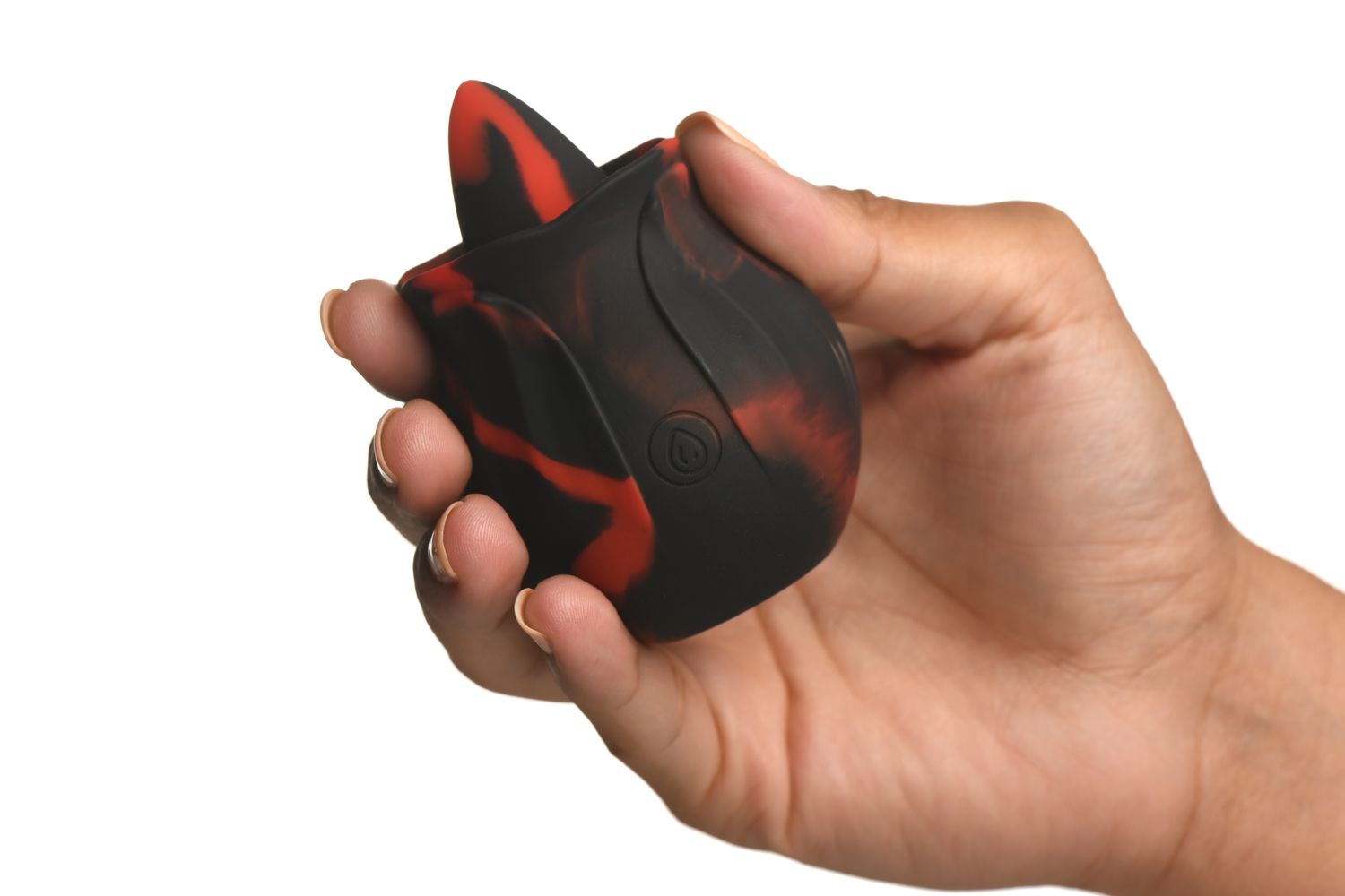 BLOOMGASM - Black Kiss Rimmende Roos Vibrator - Rood/Zwart foto 6