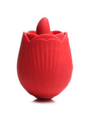 BLOOMGASM - French Rose Lik- en Vibratiestimulator - Rood