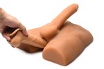 JOCK - Ass Masturbator met Positioneerbare Dildo - Mediumkleurig