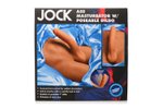 JOCK - Ass Masturbator met Positioneerbare Dildo - Mediumkleurig