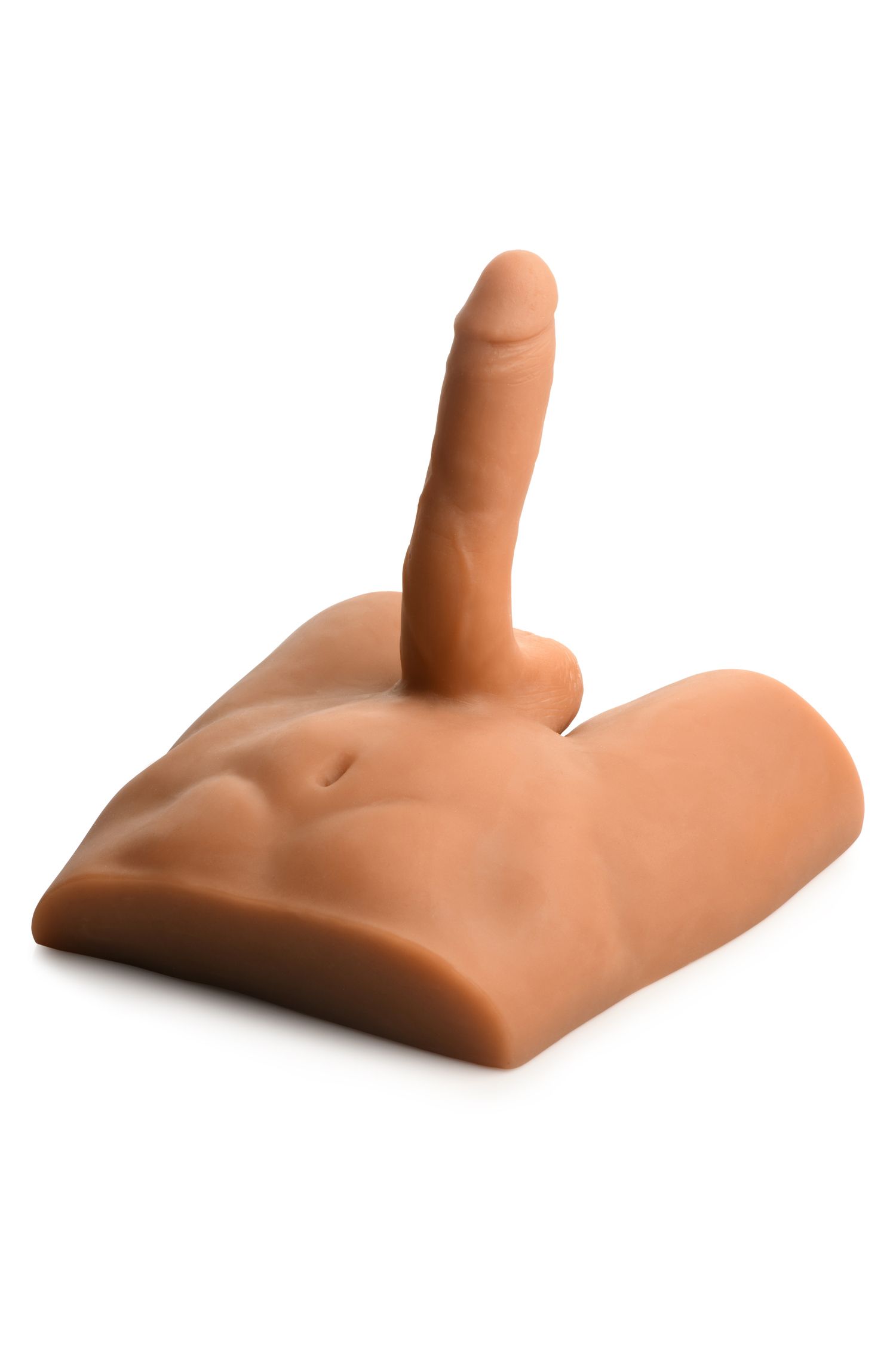 JOCK - Ass Masturbator met Positioneerbare Dildo - Mediumkleurig - Afbeelding 13