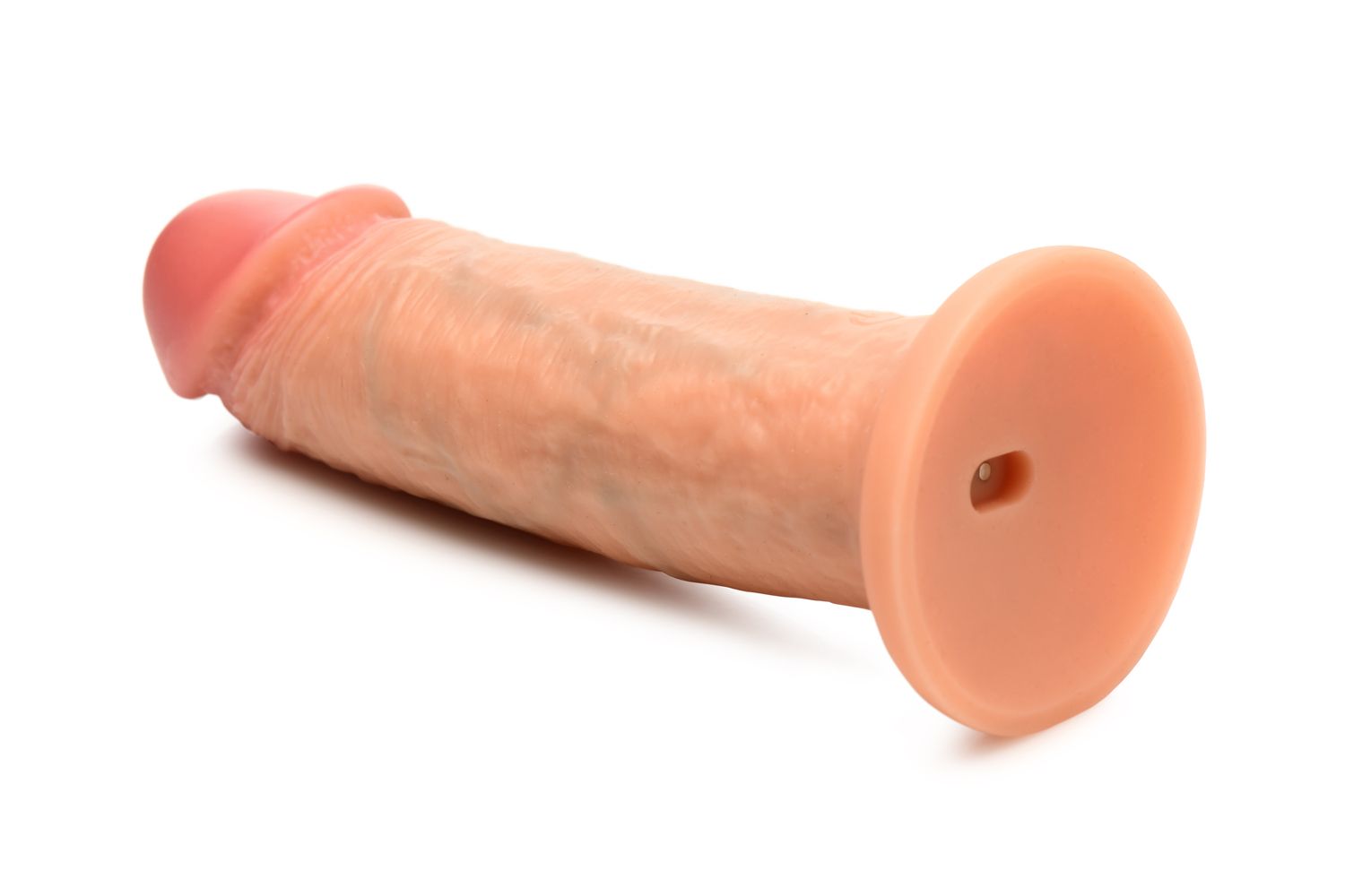 JOCK - Real Skin Vibrerend Dildo - 20 cm & Lichtkleurig - Afbeelding 9