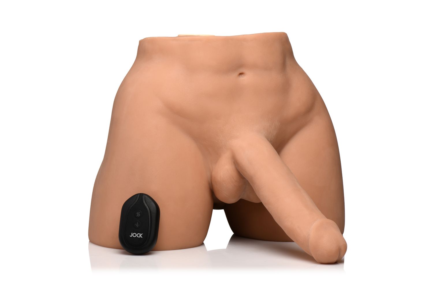 JOCK - Automatisch Knijpende & Vibrerende Masturbator - Medium foto 4
