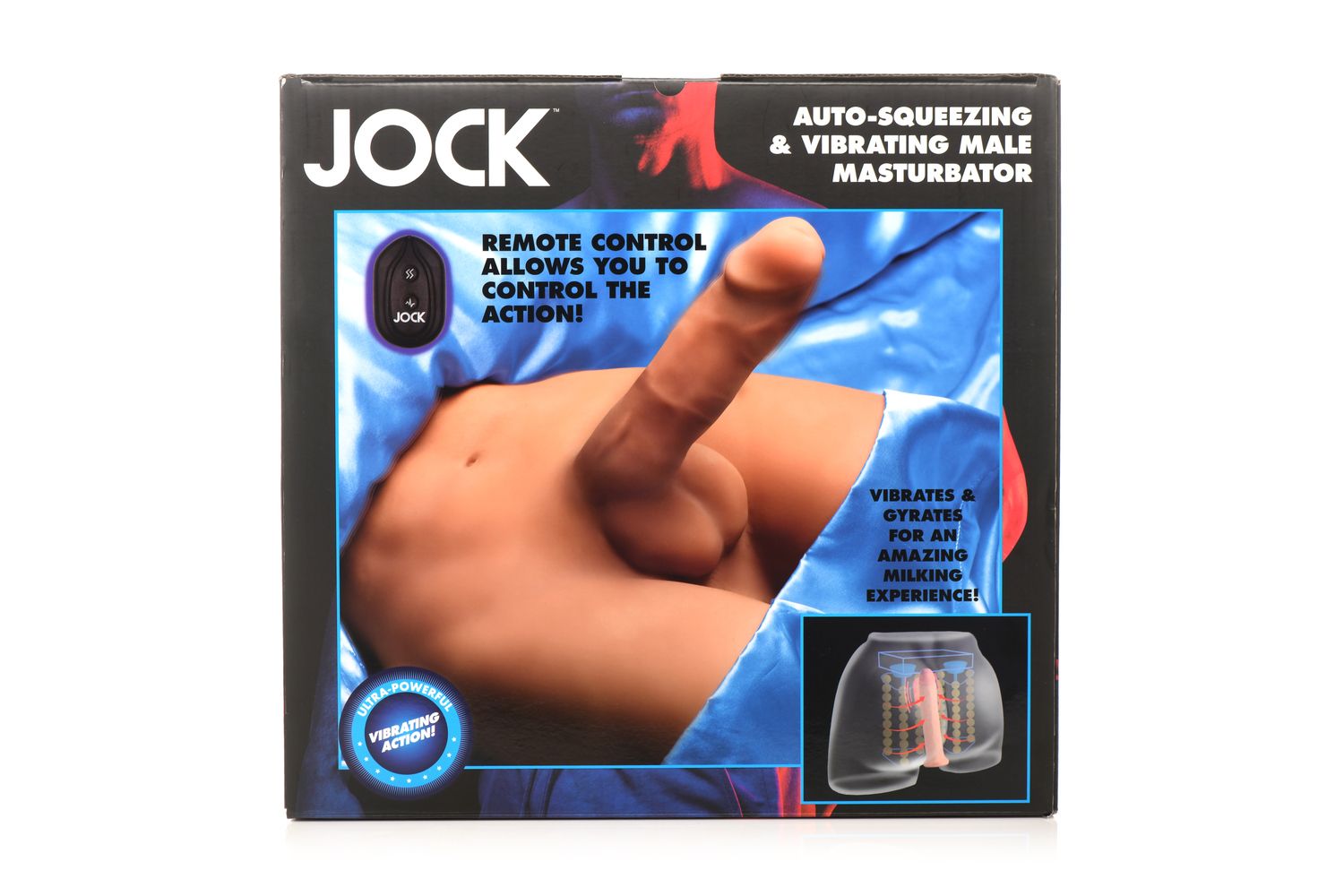 JOCK - Automatisch Knijpende & Vibrerende Masturbator - Medium foto 21