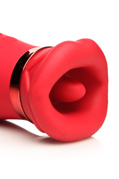 LICKGASM - Kiss Me More Clitoral Stimulator Suction, Vibration & Kissing -  EasyToys