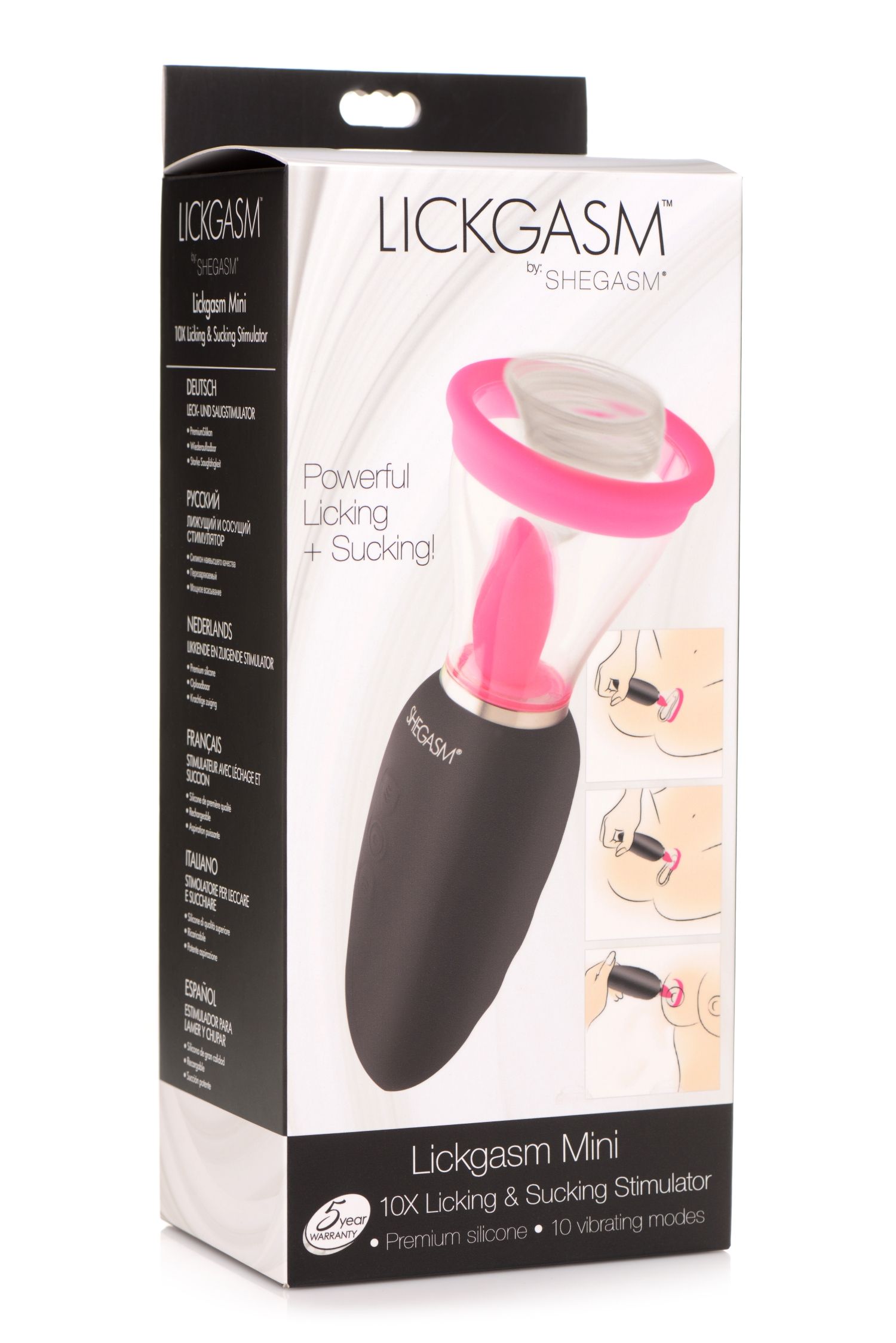 LICKGASM - Mini Stimulator Zuigen, Likken & Vibratie foto 13