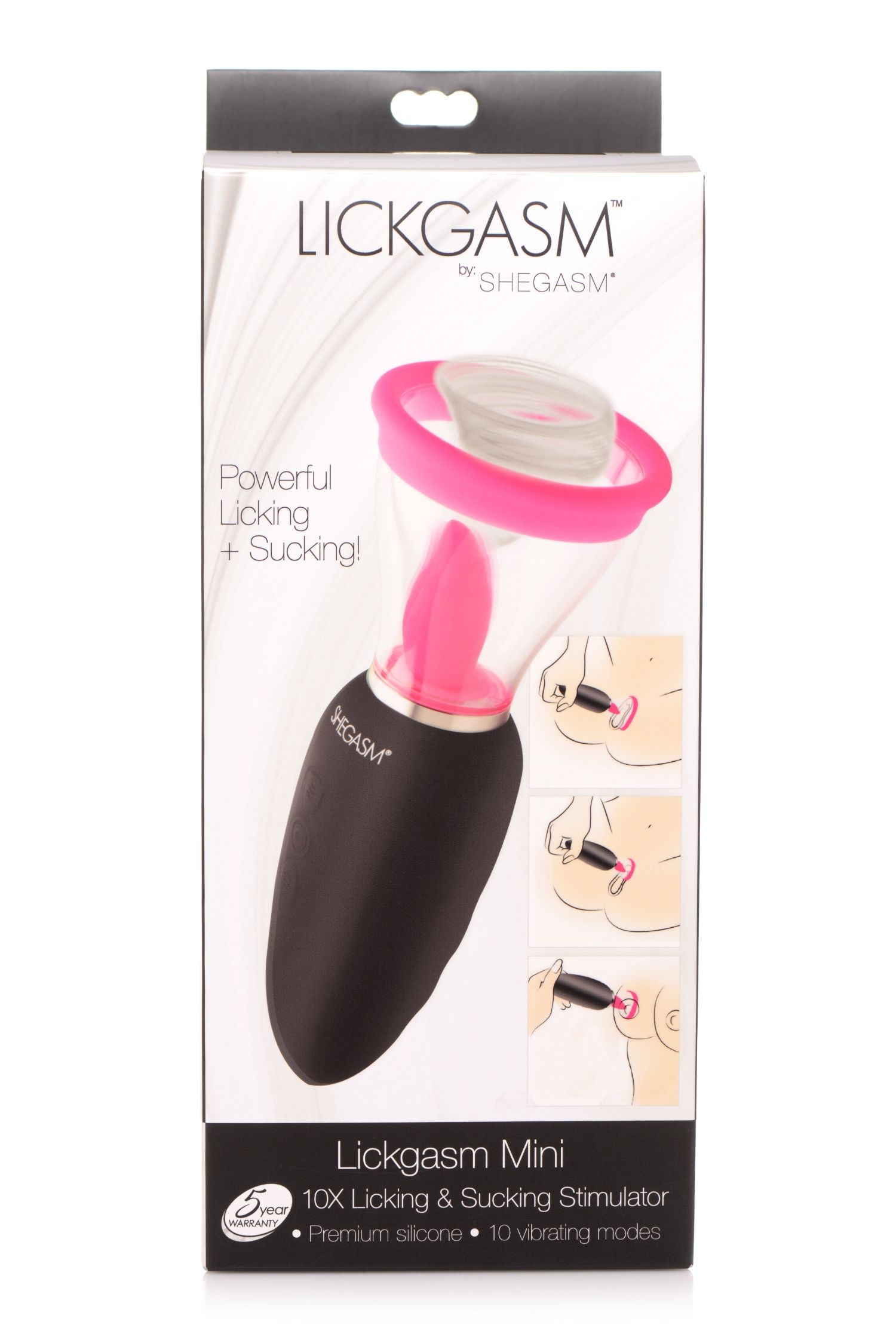 LICKGASM - Mini Stimulator Zuigen, Likken & Vibratie foto 12