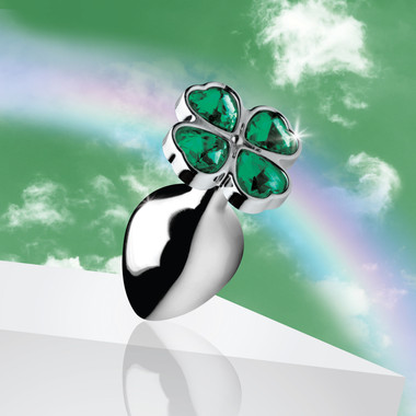 Booty Sparks  Lucky Clover Analplug  Mittel Grn - AMORELIE