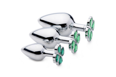 Booty Sparks  Lucky Clover Analplug  Mittel Grn - AMORELIE