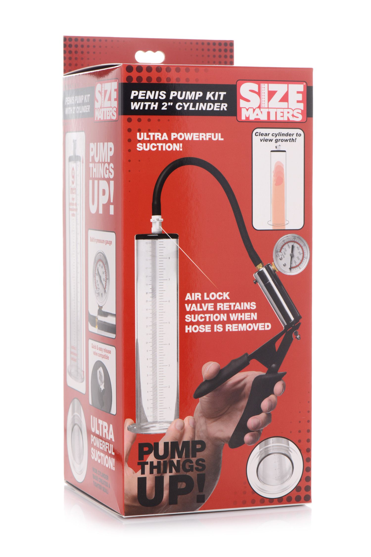 Size Matters - Penis Pomp Kit - Transparante Cilinder Ø5 cm - Afbeelding 12