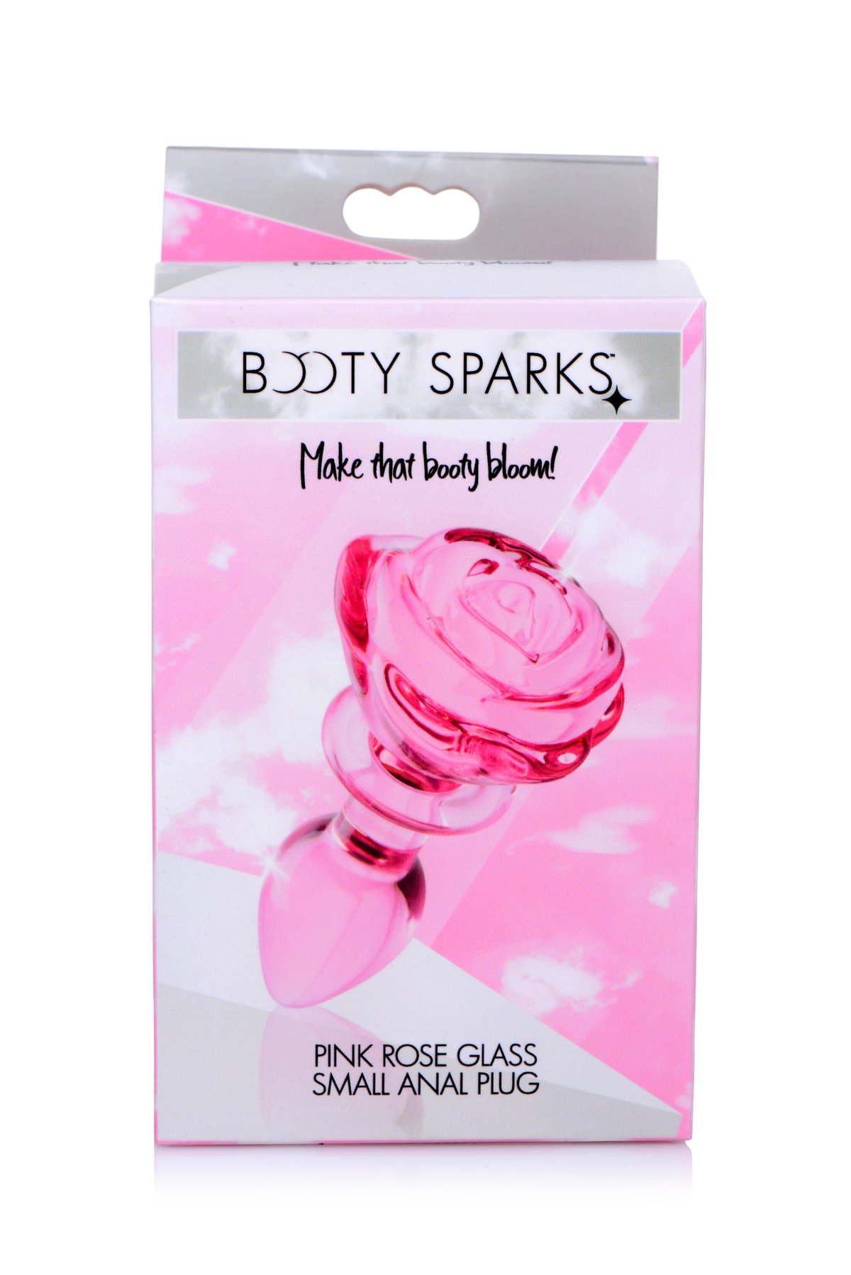 BOOTY SPARKS - Rose Glass Anaalplug Small - Roze