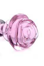 BOOTY SPARKS - Rose Glass Anaalplug Small - Roze