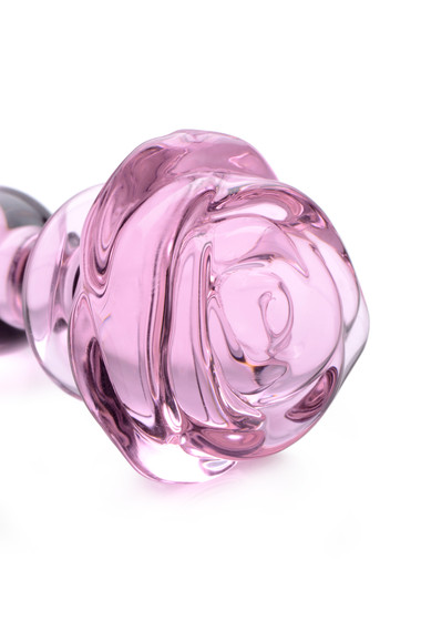 BOOTY SPARKS - Glas-Rosen Analplug Klein - Rosa - AMORELIE BOOTY SPARKS - Glas-Rosen Analplug Klein - Rosa - AMORELIE