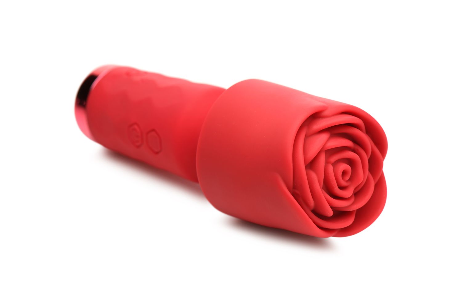 BLOOMGASM - Pleasure Rose Mini Wand Vibrator - Rood - Afbeelding 5