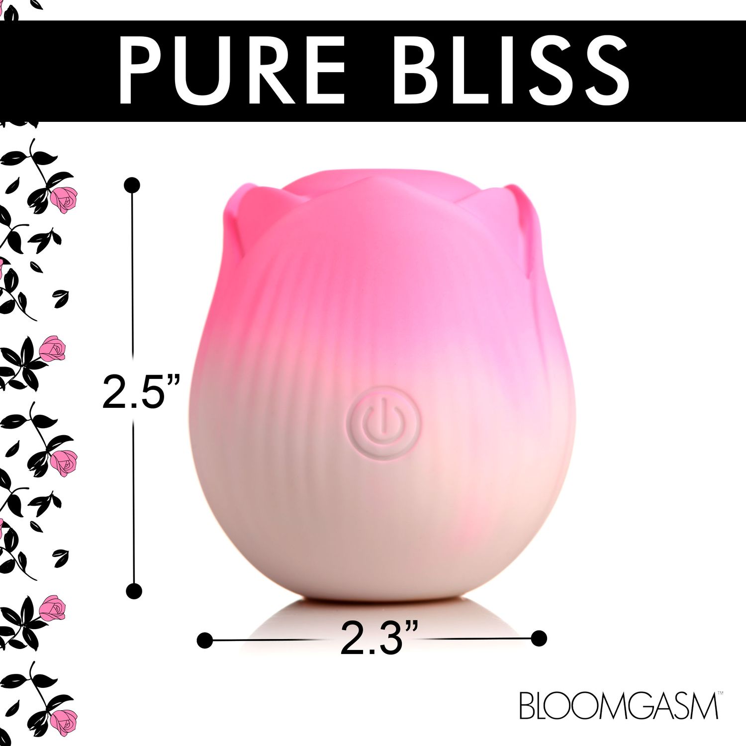 BLOOMGASM - Pulsing Petals Stimulator Tapfunctie Roos - Roze foto 8