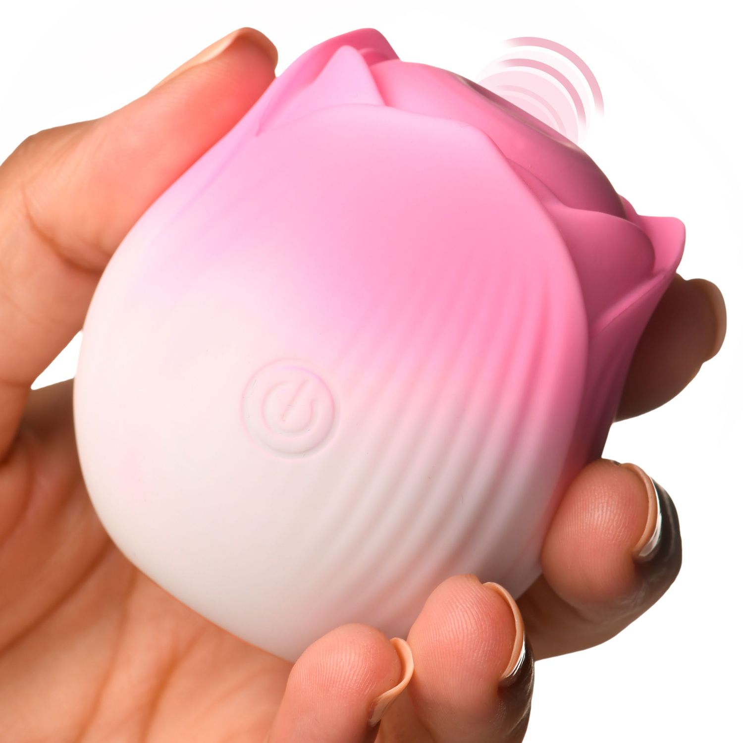 BLOOMGASM - Pulsing Petals Stimulator Tapfunctie Roos - Roze foto 10