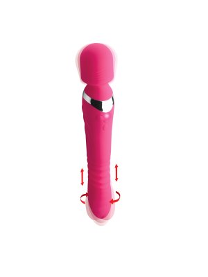 INMI - Ultra Thrust-Her Vibrerende Siliconen Wand - Roze