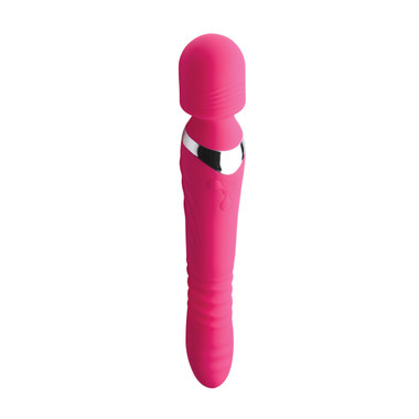 INMI - Ultra Thrust-Her Vibrating Silicone Wand - Pink - EasyToys