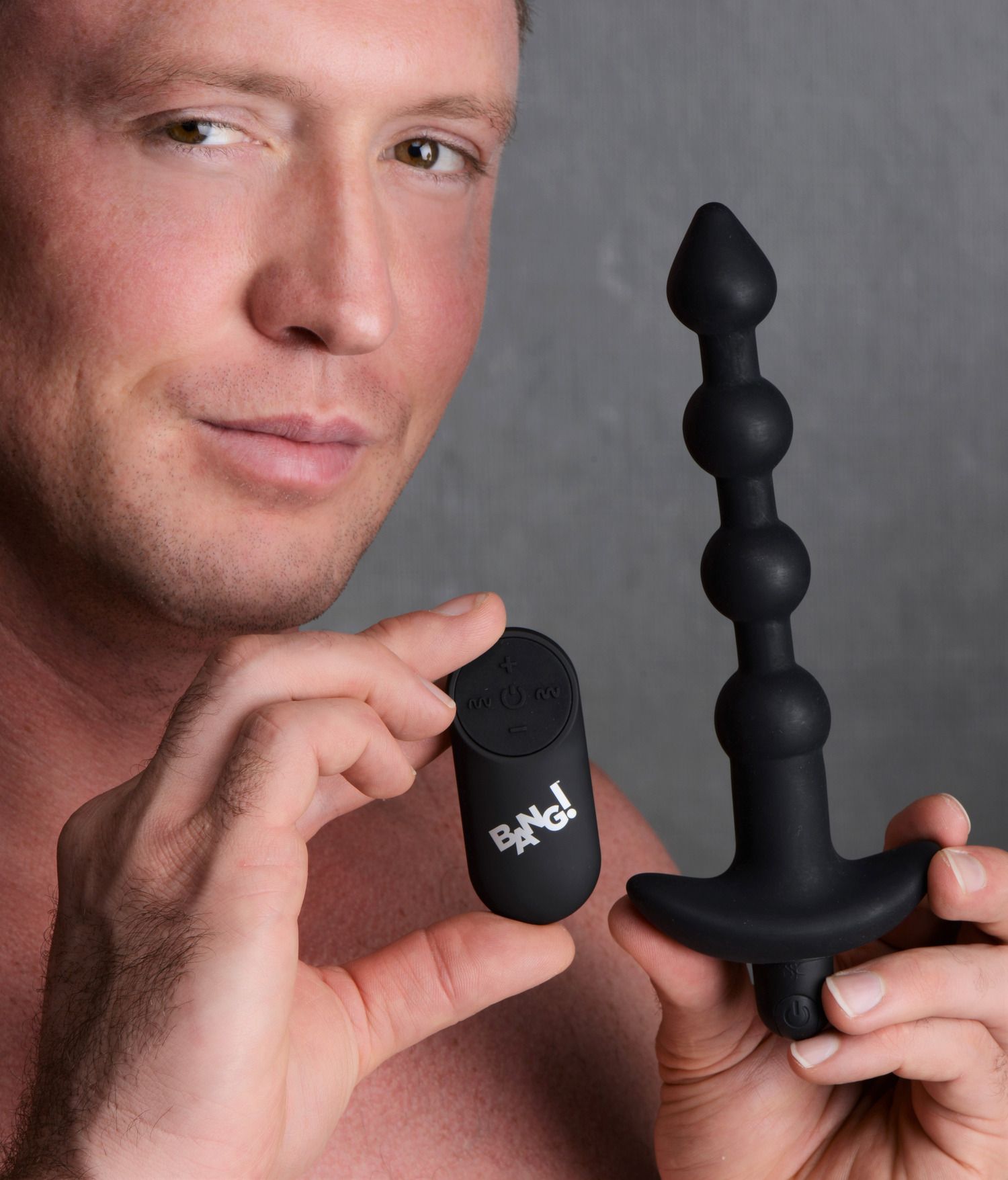BANG! - 28X Vibrerende Silicone Anaalkralen met Afstandsbediening - Zwart - Afbeelding 16