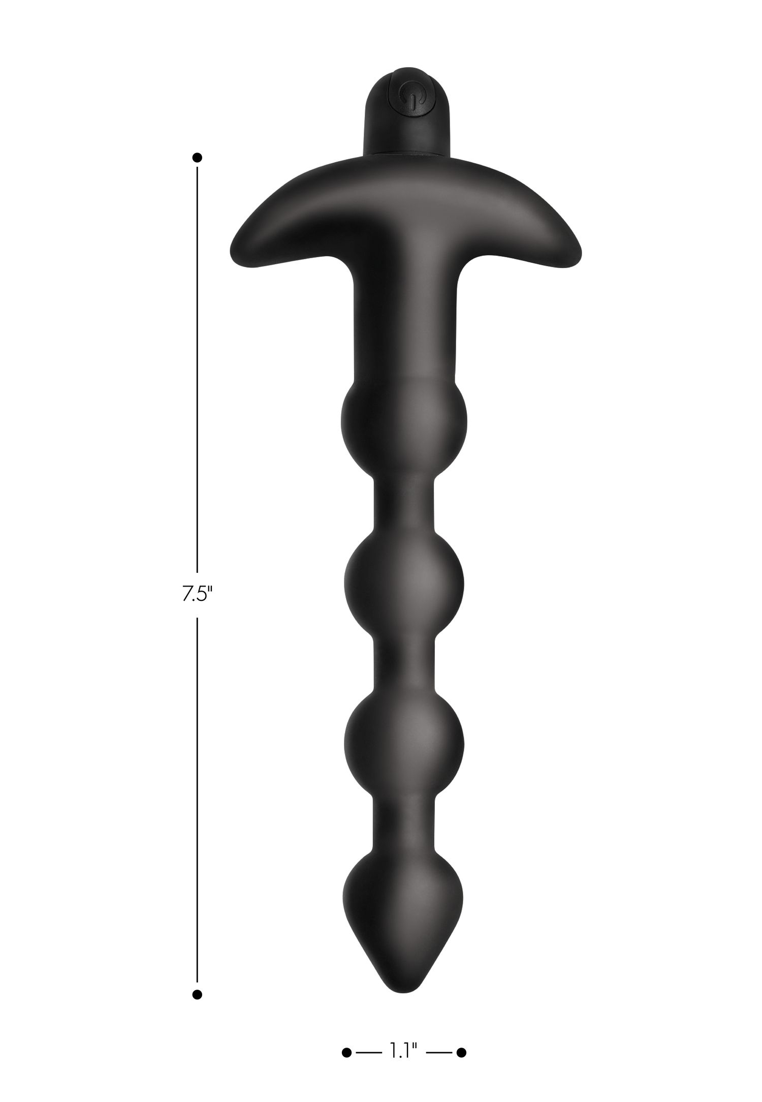 BANG! - 28X Vibrerende Silicone Anaalkralen met Afstandsbediening - Zwart - Afbeelding 7