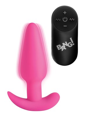 BANG! - Vibrerende Anaalplug met Afstandsbediening - Roze