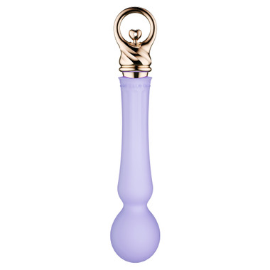 Zalo - Vibromasseur baguette avec fonction chauffante Confidence - Violet  fantaisie - Adam et Eve