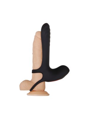 Evolved - Vibrating Penis Verlenger - Zwart