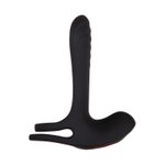 Evolved - Vibrating Penis Verlenger - Zwart