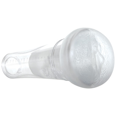 Evolved - Sucking Good Vibrating Masturbator - Transparent - EasyToys
