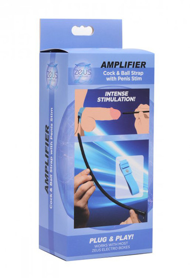 Amplifier Cock & Ball Strap with Penis E-Stim