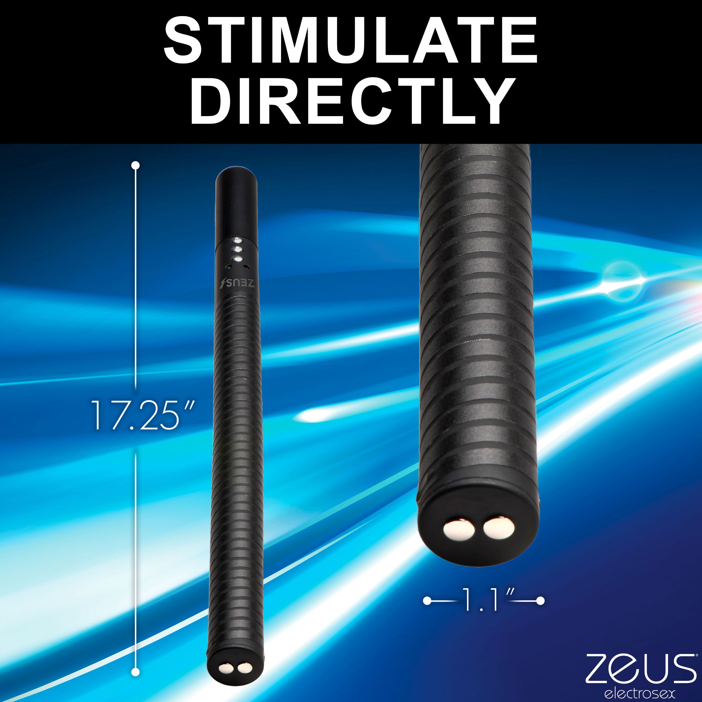 Zeus Electrosex - E-Stim Baton foto 12